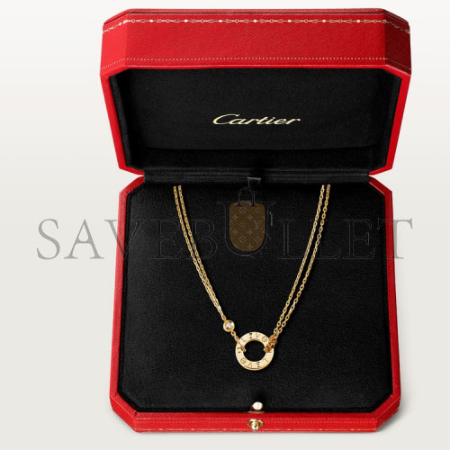 Ca*t*er  love necklace, 2 diamonds b7219500