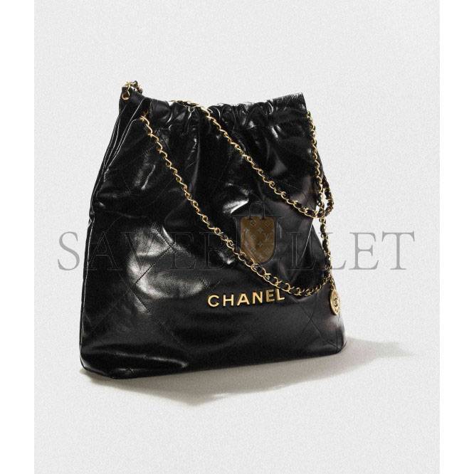 Ch*el 22 large handbag gold hardware as3262 b08037 94305 （48*45*10cm）