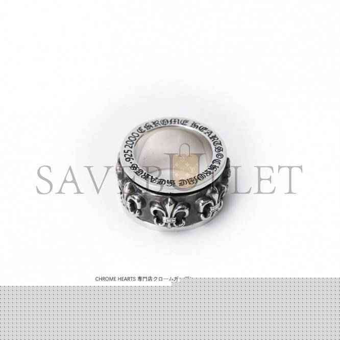 Ch**me He**ts bs fleur spinner ring