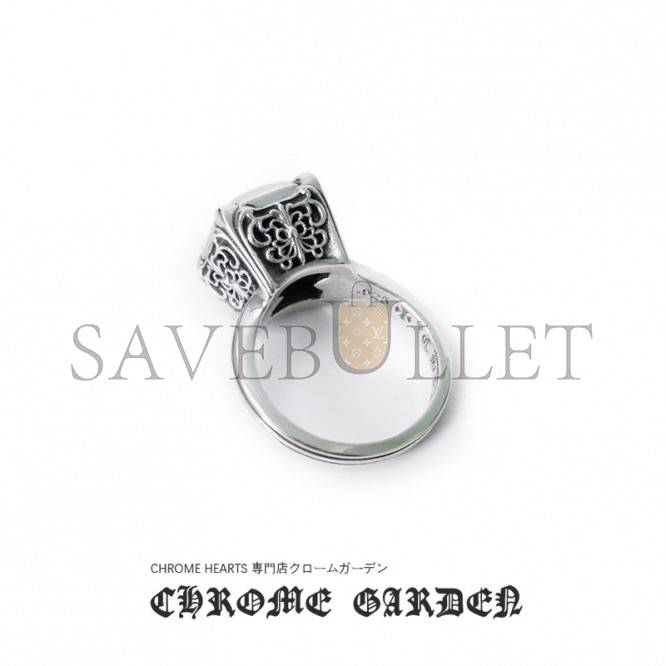 Ch**me He**ts butterfly cross cocktail ring