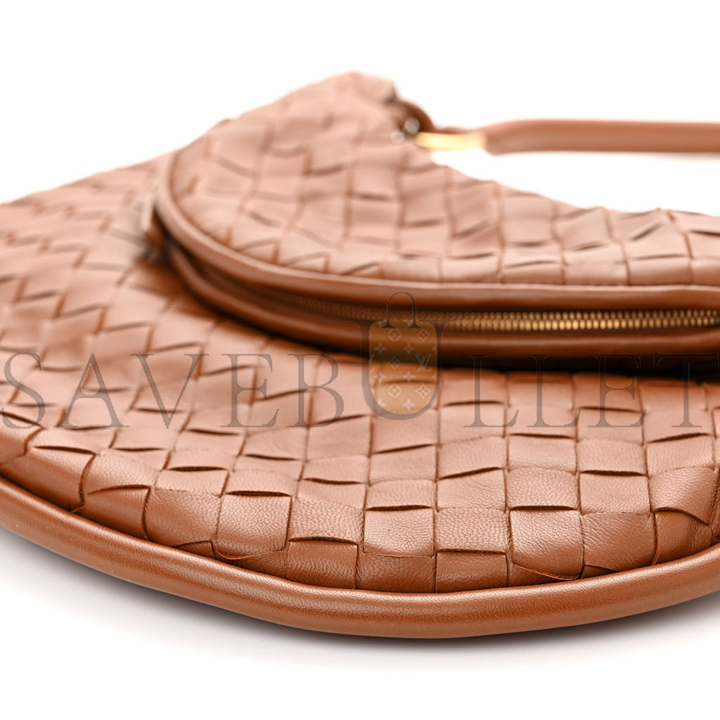 bo*te*ga Ve*ne*ta nappa intrecciato medium gemelli cognac (34*28*3cm)