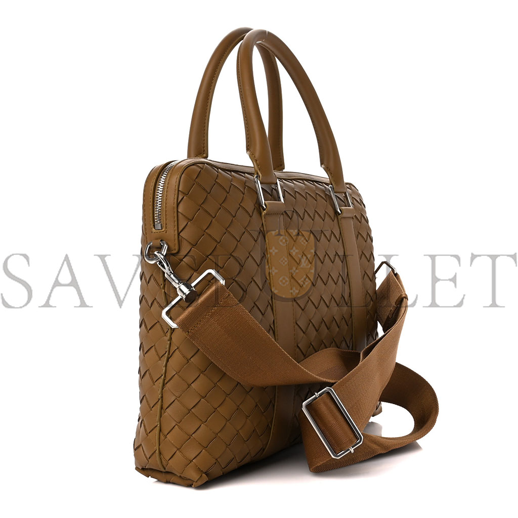 bo*te*ga Ve*ne*ta nappa intrecciato medium hidrology briefcase ochre (36*30*8cm)
