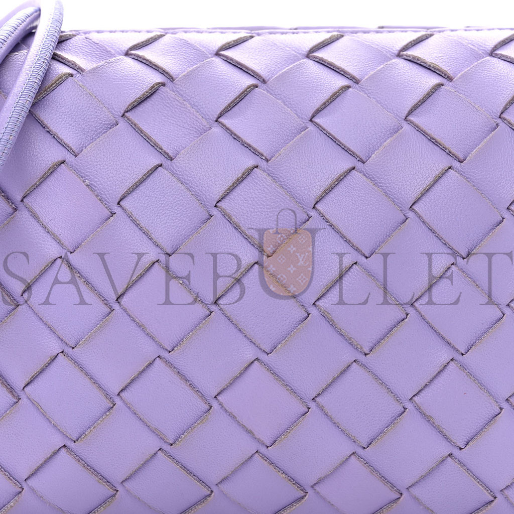 bo*te*ga Ve*ne*ta nappa intrecciato mini loop camera bag wisteria (18*11*8cm)