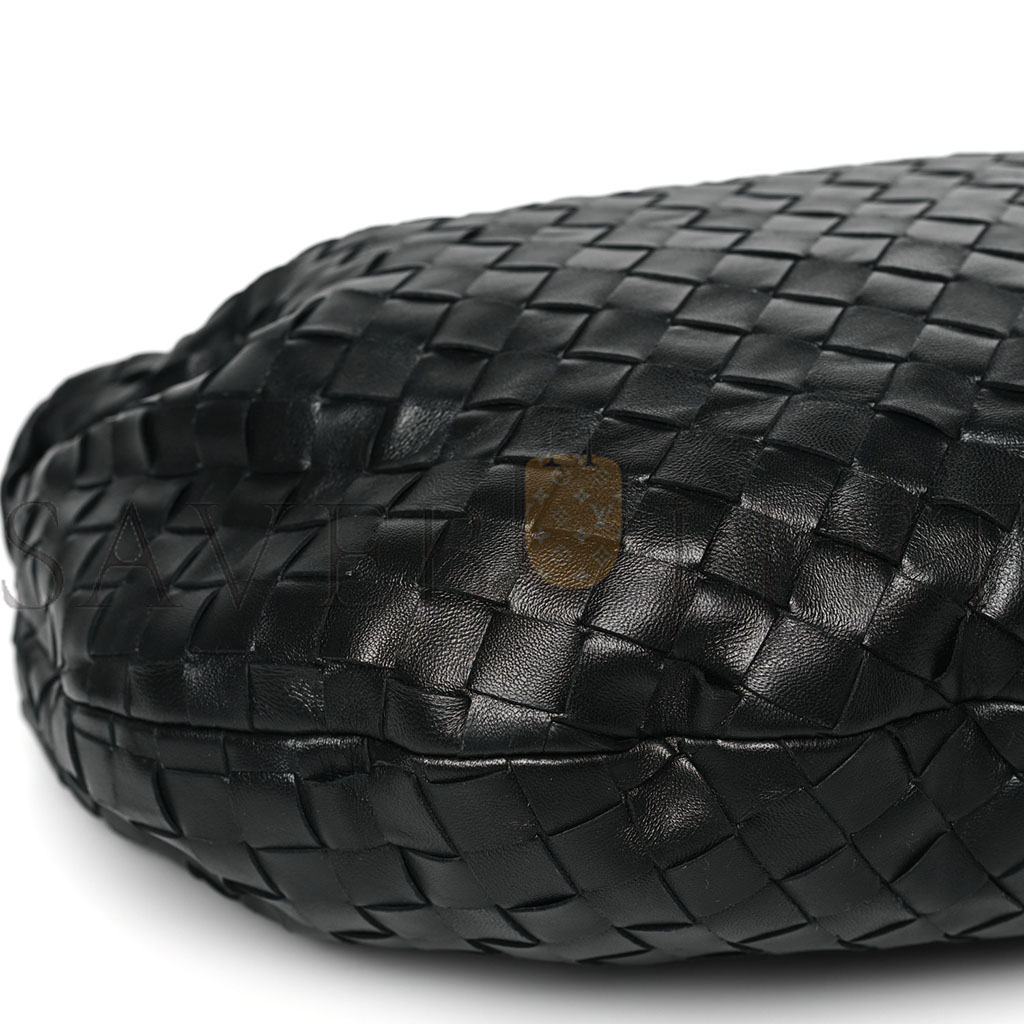 bo*te*ga Ve*ne*ta nappa intrecciato small jodie black (41*32*13cm)