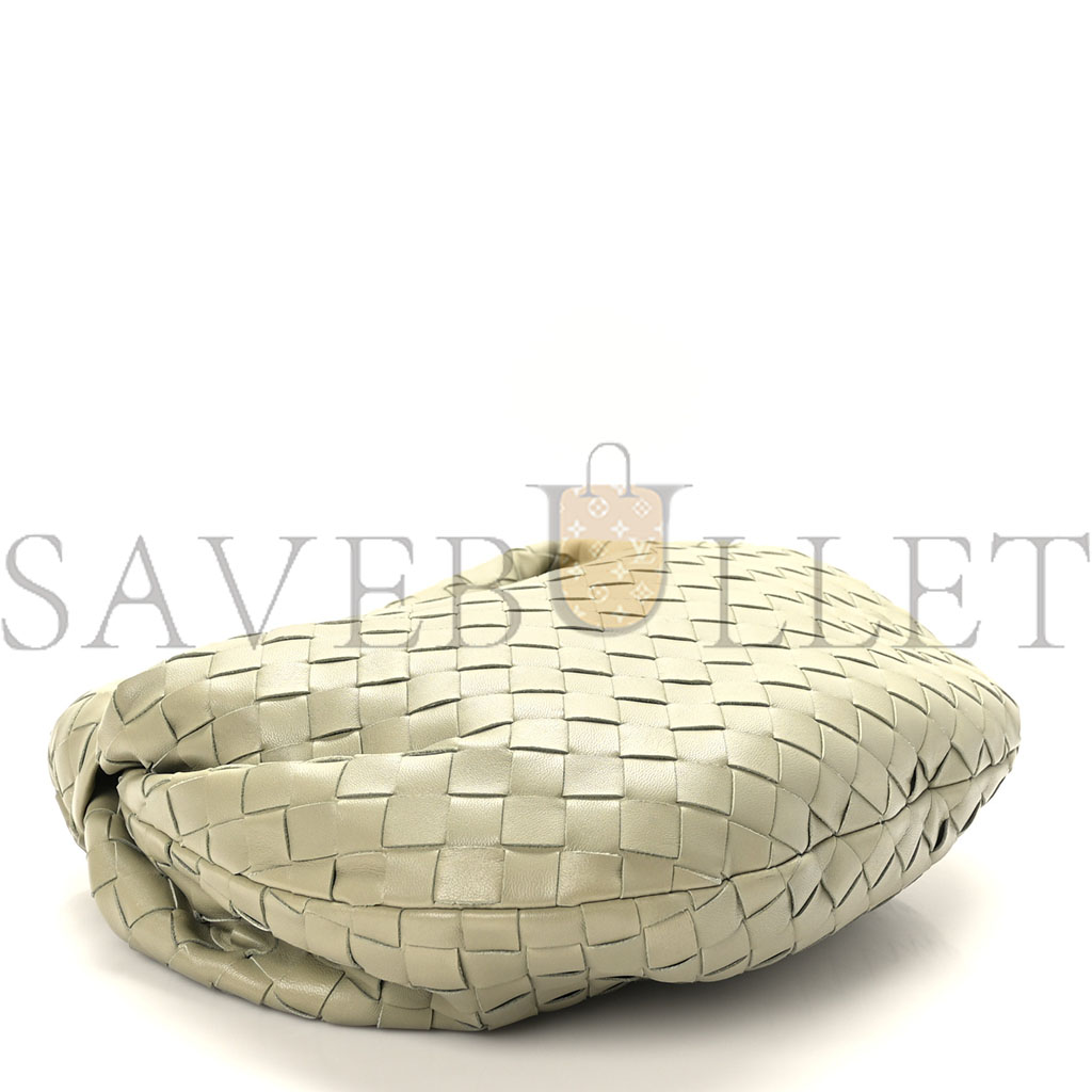 bo*te*ga Ve*ne*ta nappa intrecciato teen jodie hobo travertine (37*21*8cm)