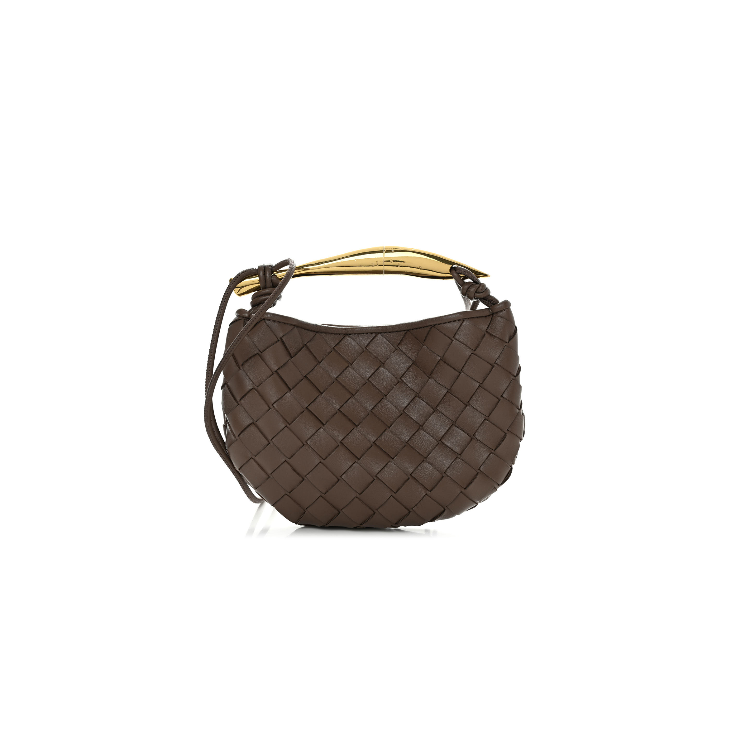bo*te*ga Ve*ne*ta nappa intrecciato mini sardine bag taupe grey (20*14*3cm)