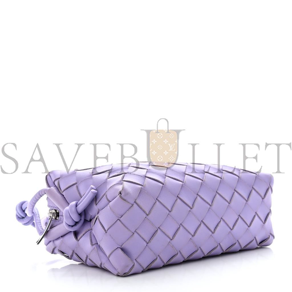 bo*te*ga Ve*ne*ta nappa intrecciato mini loop camera bag wisteria (17*11*7cm)