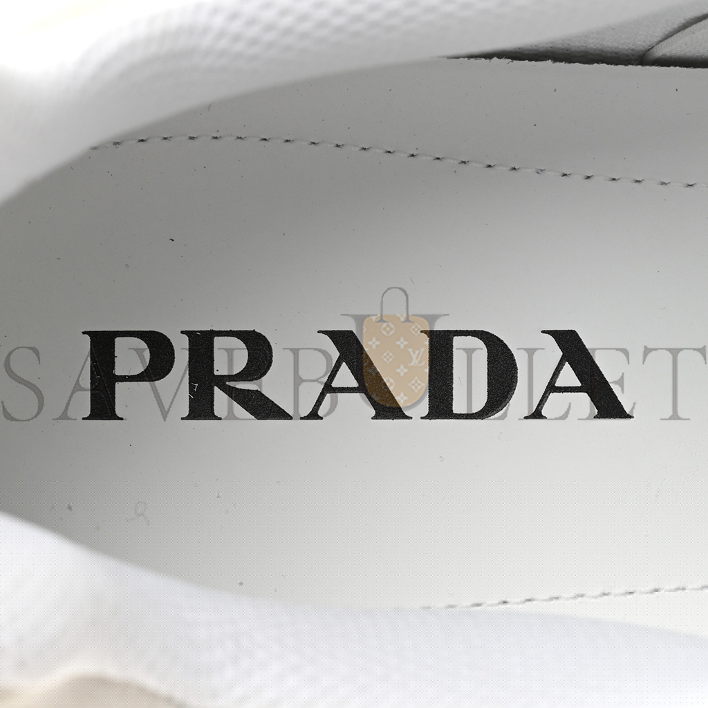 Pra*a spazzolato rois bike fabric mens sneakers 10 white