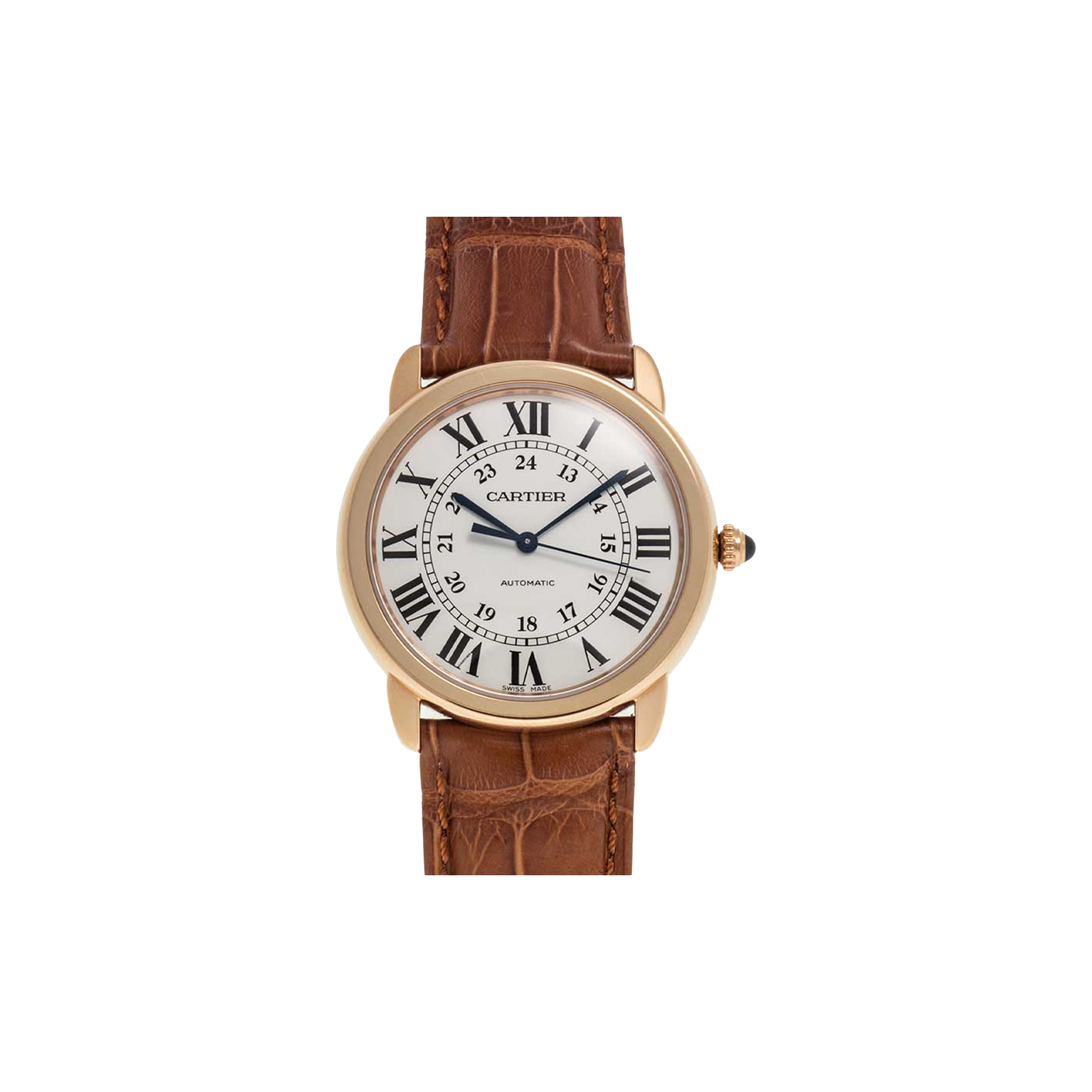 Ca*t*er ronde solo rose gold women''s watch w2rn0008