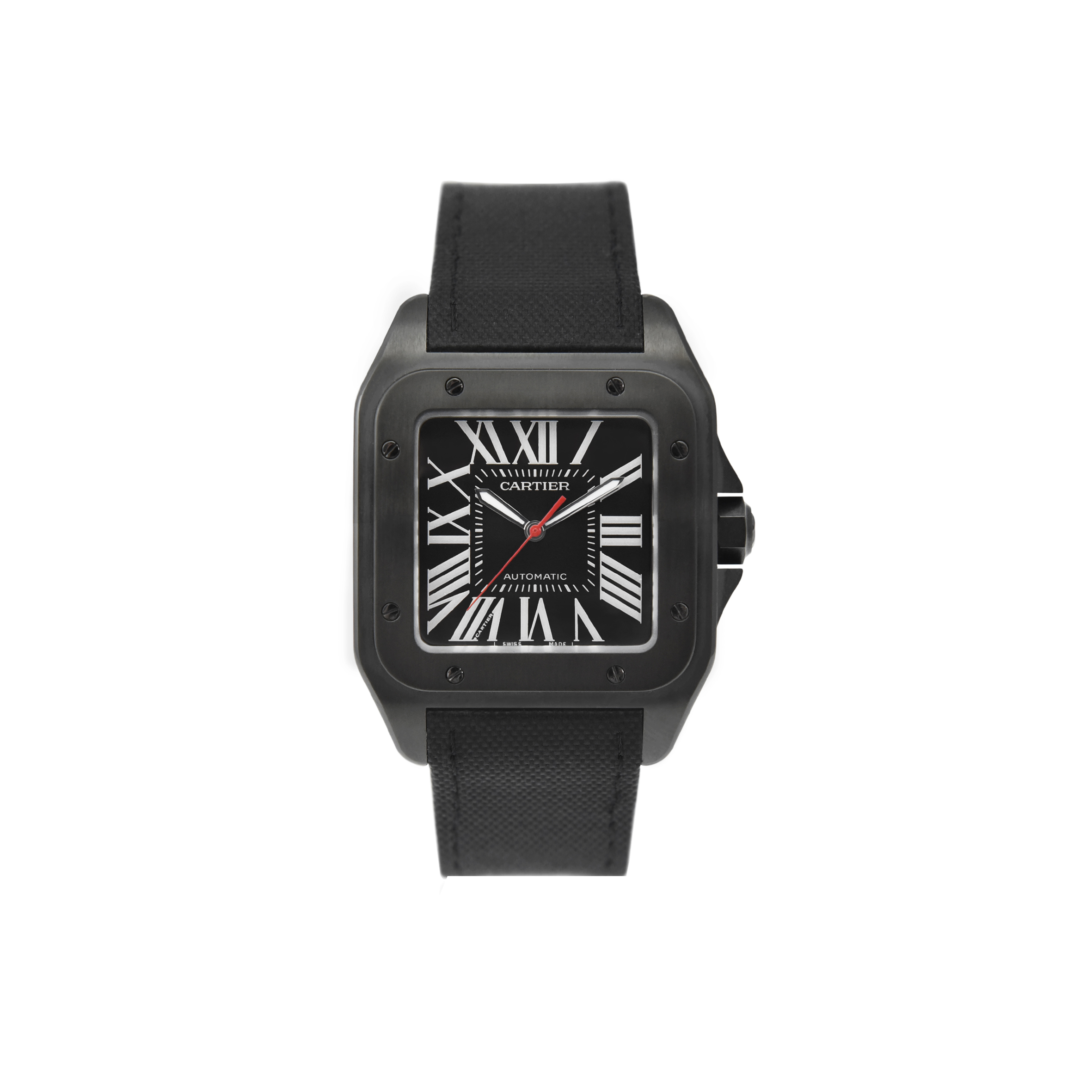 Ca*t*er santos de Ca*t*er 100 carbon automatic large model watch wssa0006