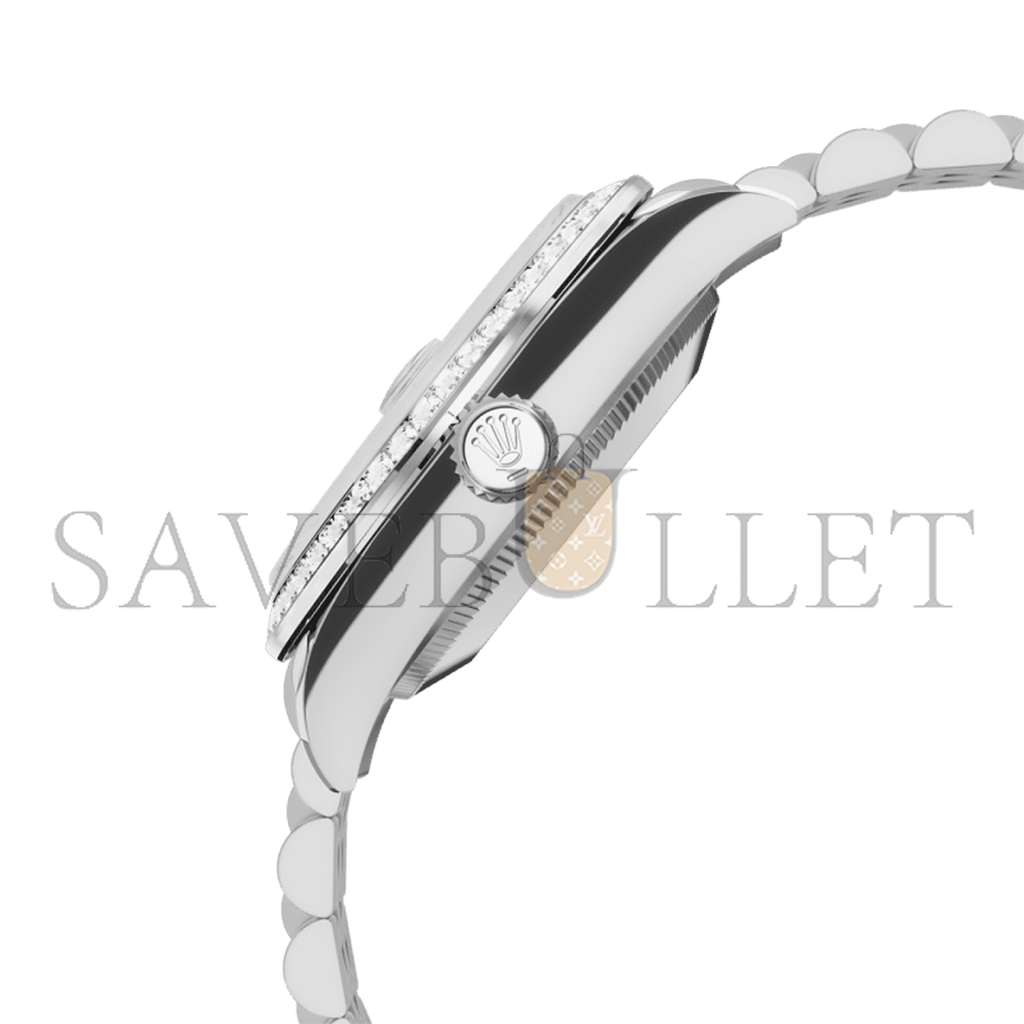 R*l*x datejust 31 oyster, 31 mm, oystersteel, white gold and diamonds watch 278384rbr
