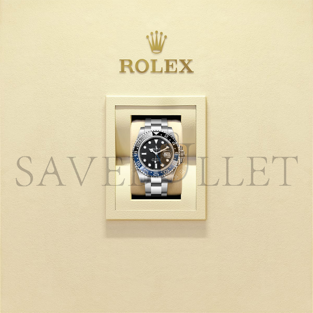 R*l*x gmt-master ii oyster, 40 mm, oystersteel watch 126710blnr