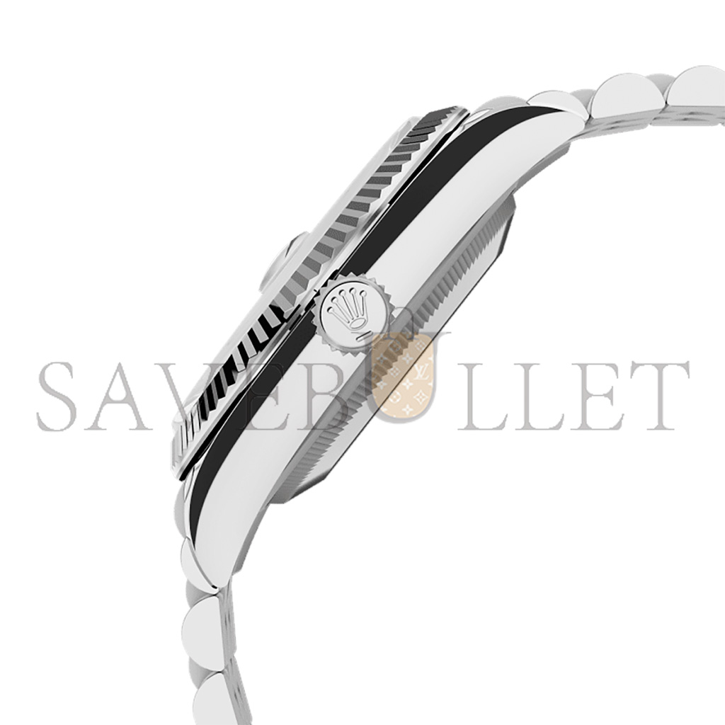 R*l*x datejust 36 oyster, 36 mm, oystersteel and white gold watch 126234-0045