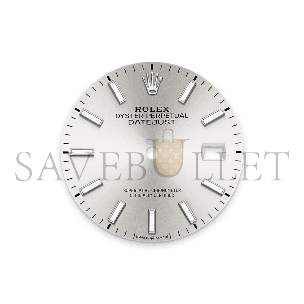 R*l*x datejust 36 oyster, 36 mm, oystersteel and white gold watch 126234-0013
