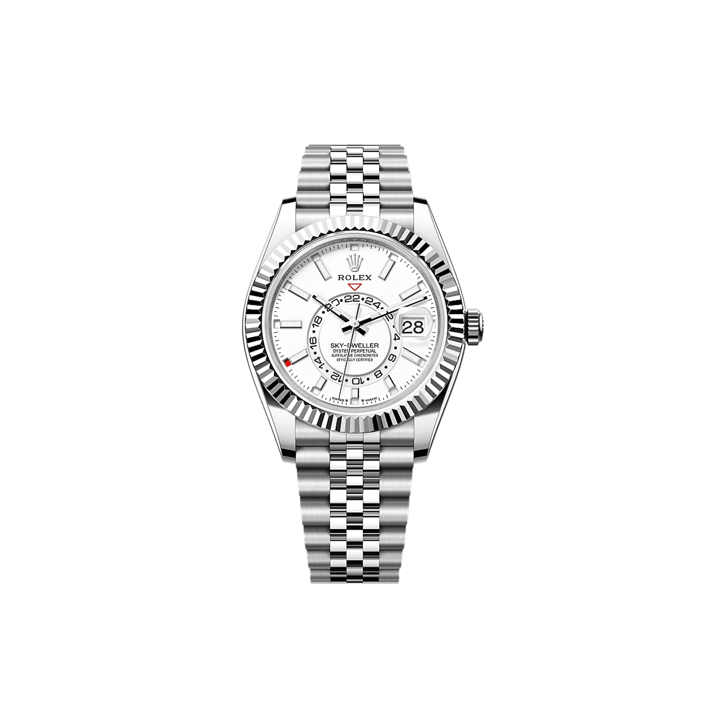 R*l*x sky-dweller oyster, 42 mm, oystersteel and white gold watch 336934-0004