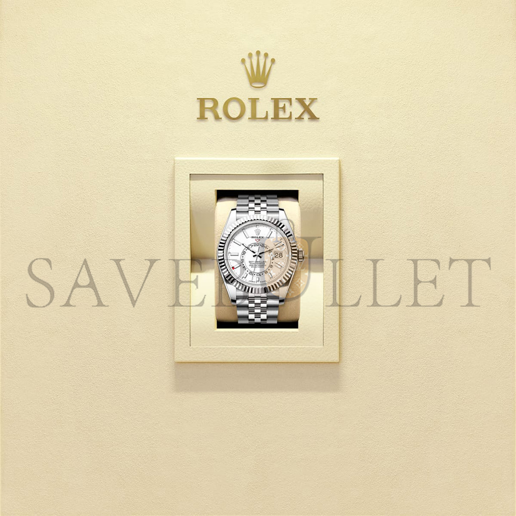 R*l*x sky-dweller oyster, 42 mm, oystersteel and white gold watch 336934-0004