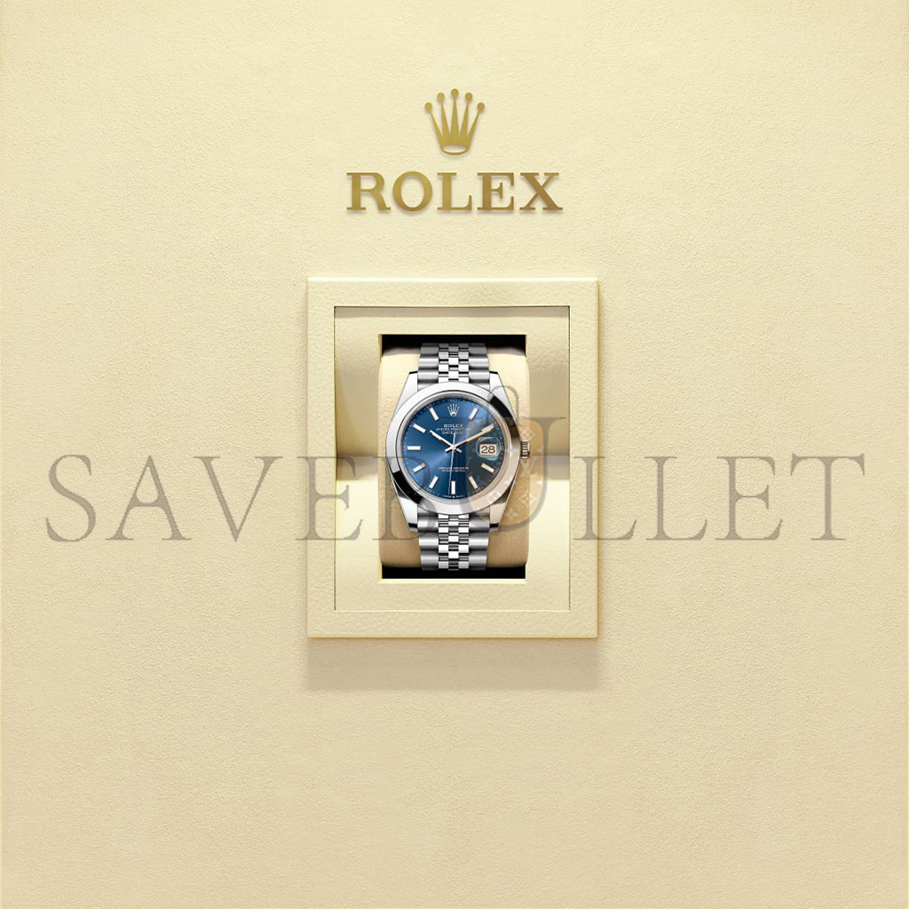 R*l*x datejust 41 oyster, 41 mm, oystersteel watch 126300-0002