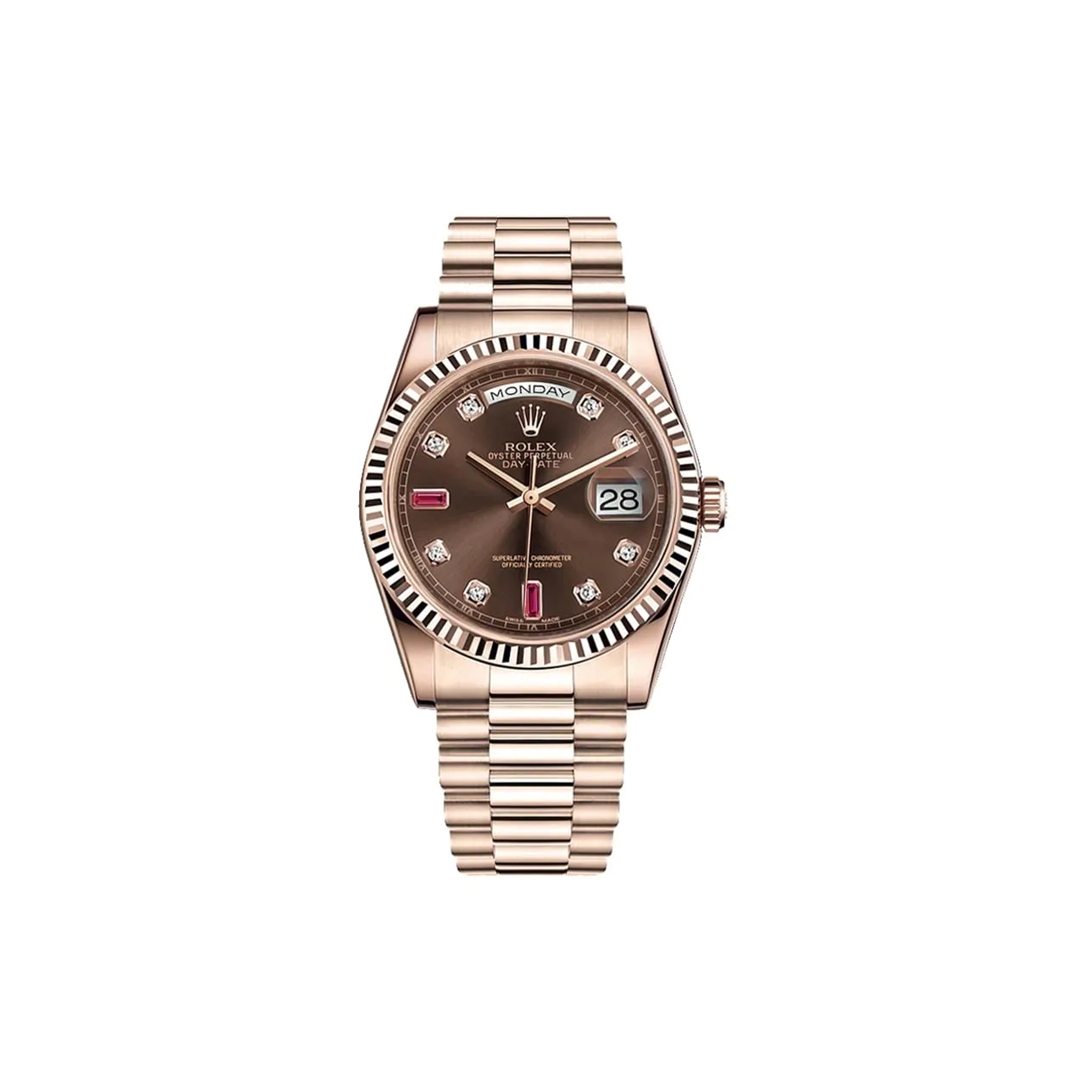 R*l*x day-date watch 128235