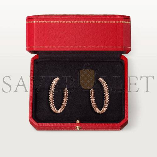 Ca*t*er clash de Ca*t*er hoop earrings small model  b8301416