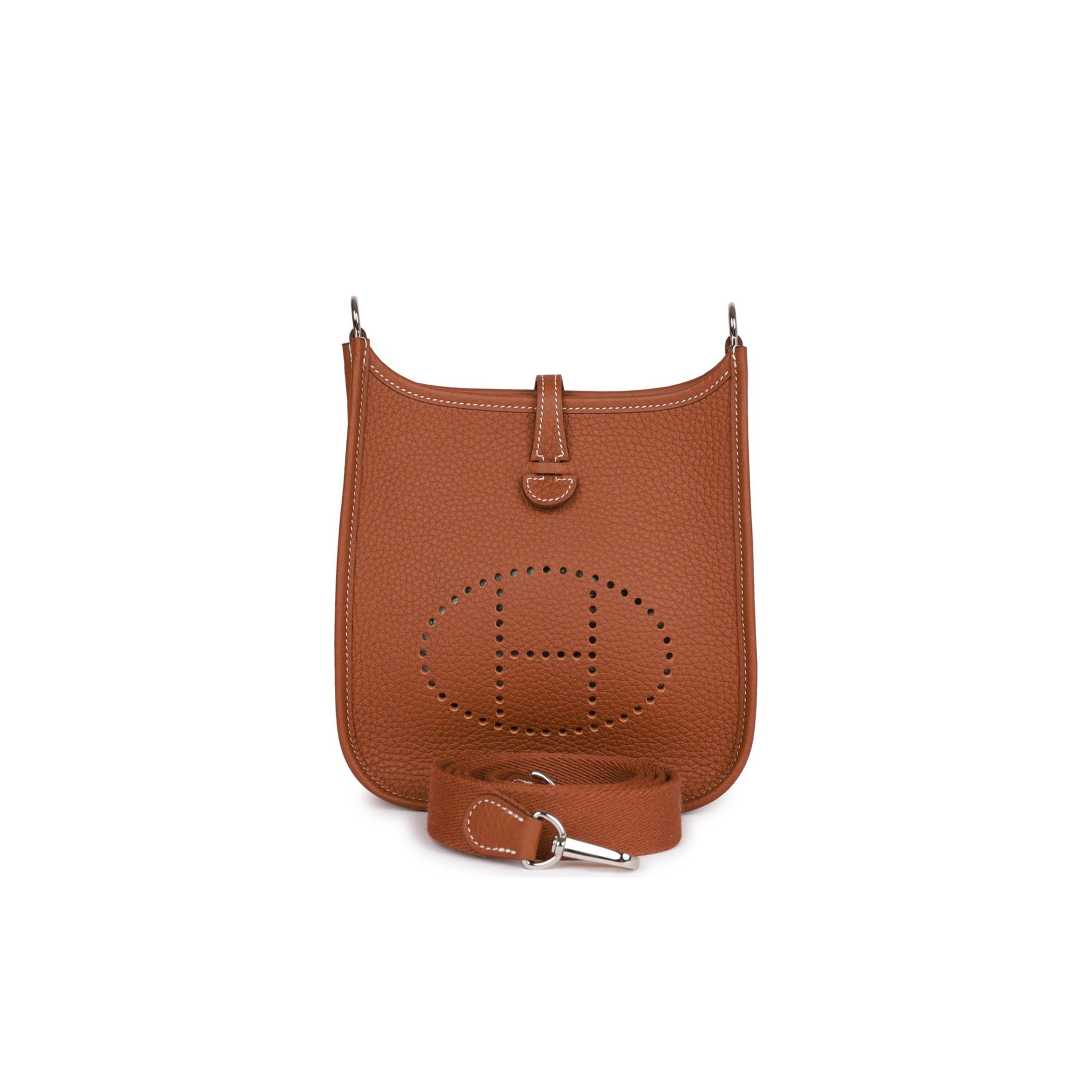 H**mes evelyne tpm gold clemence palladium hardware (17cm)