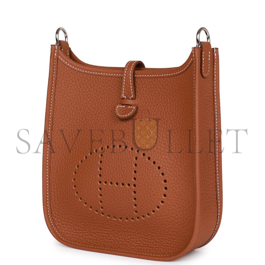 H**mes evelyne tpm gold clemence palladium hardware (17cm)