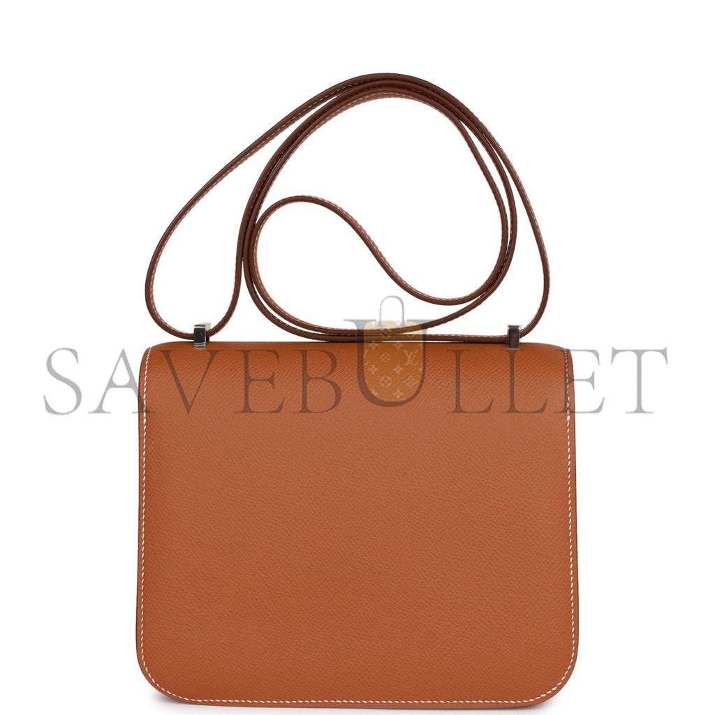 H**mes constance 18 gold epsom palladium hardware (18cm)
