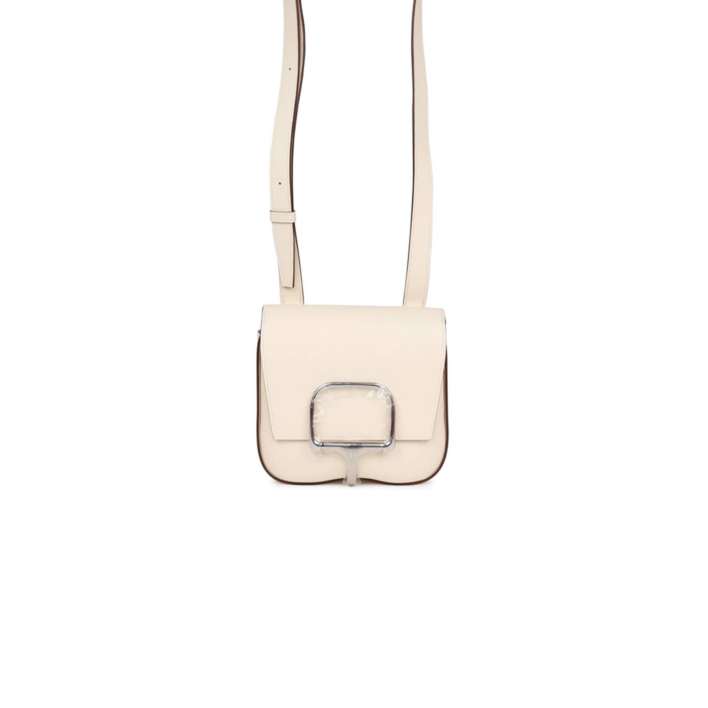 H**mes mini della cavallera nata epsom palladium hardware (18*16*5cm)