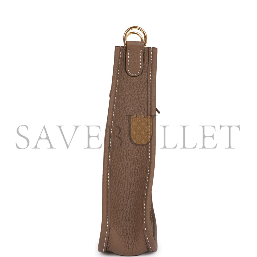 H**mes evelyne tpm etoupe clemence gold hardware (17cm)