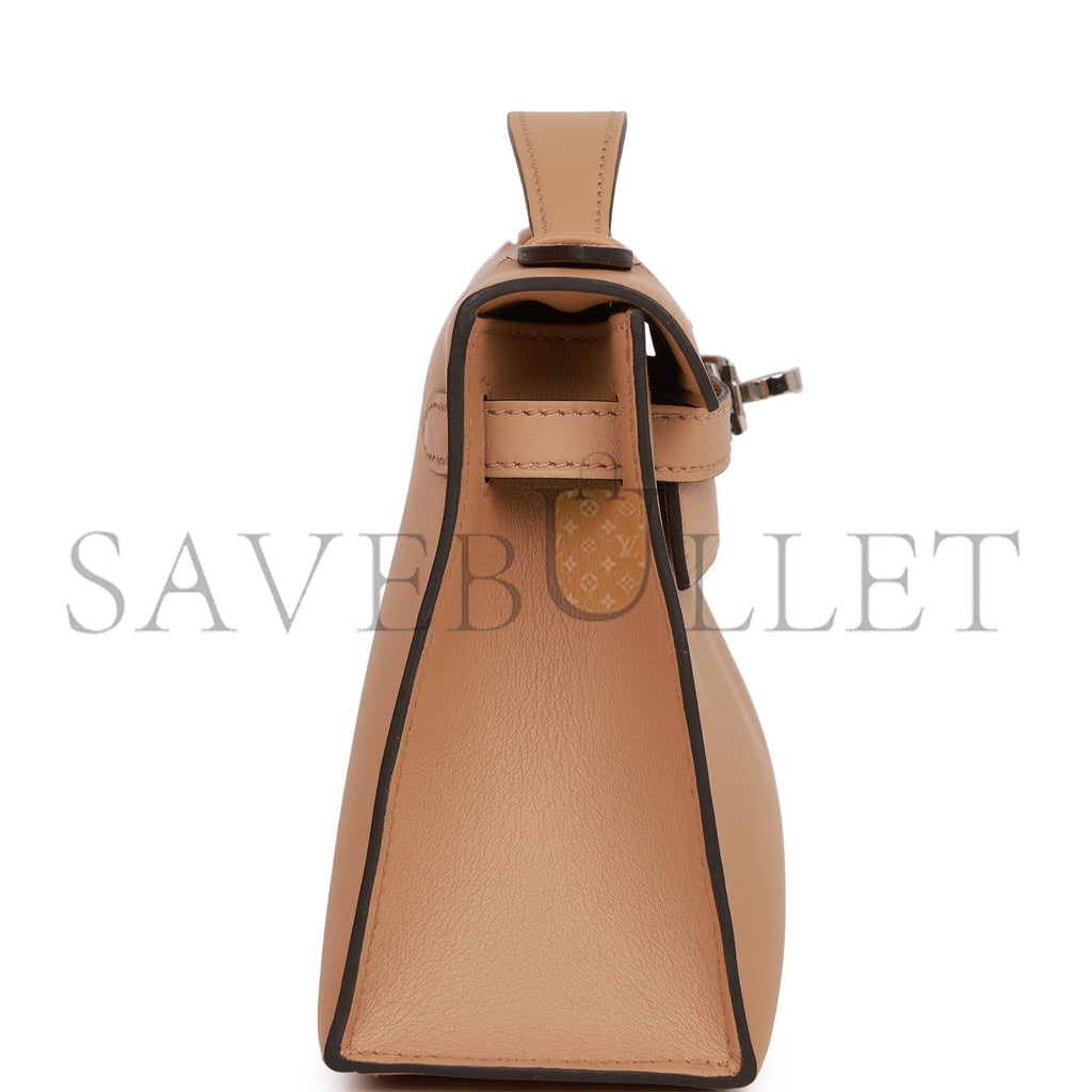 H**mes kelly pochette chai swift palladium hardware (22*12*13cm)