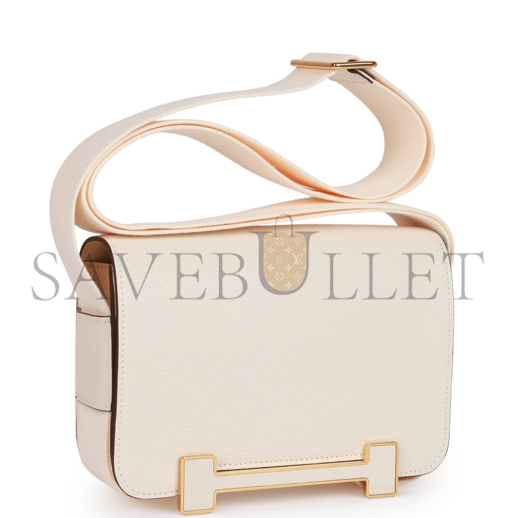 H**mes geta nata chevre gold hardware (20.3*14*6.4cm)