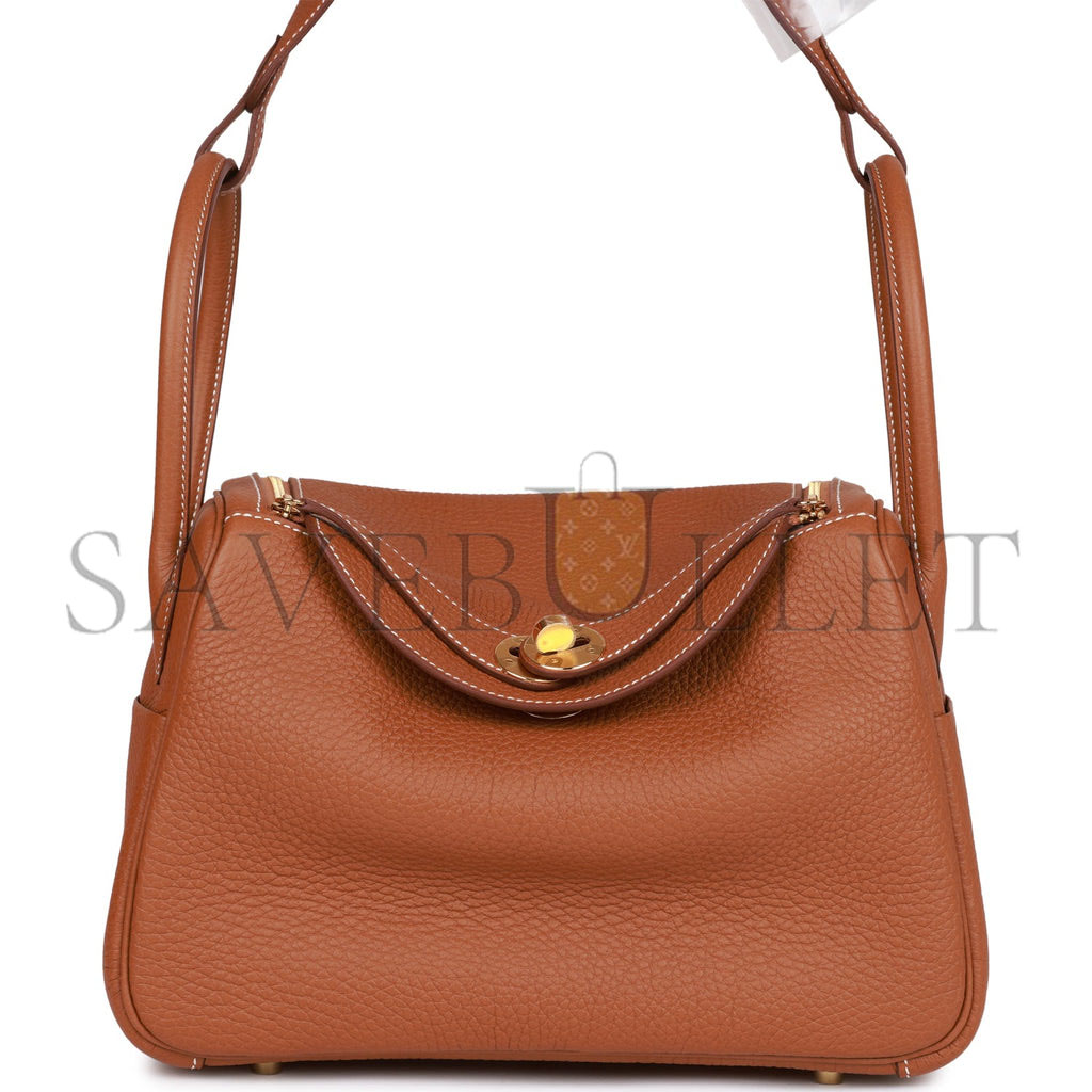 H**mes lindy 26 gold clemence gold hardware (26*18*12cm)