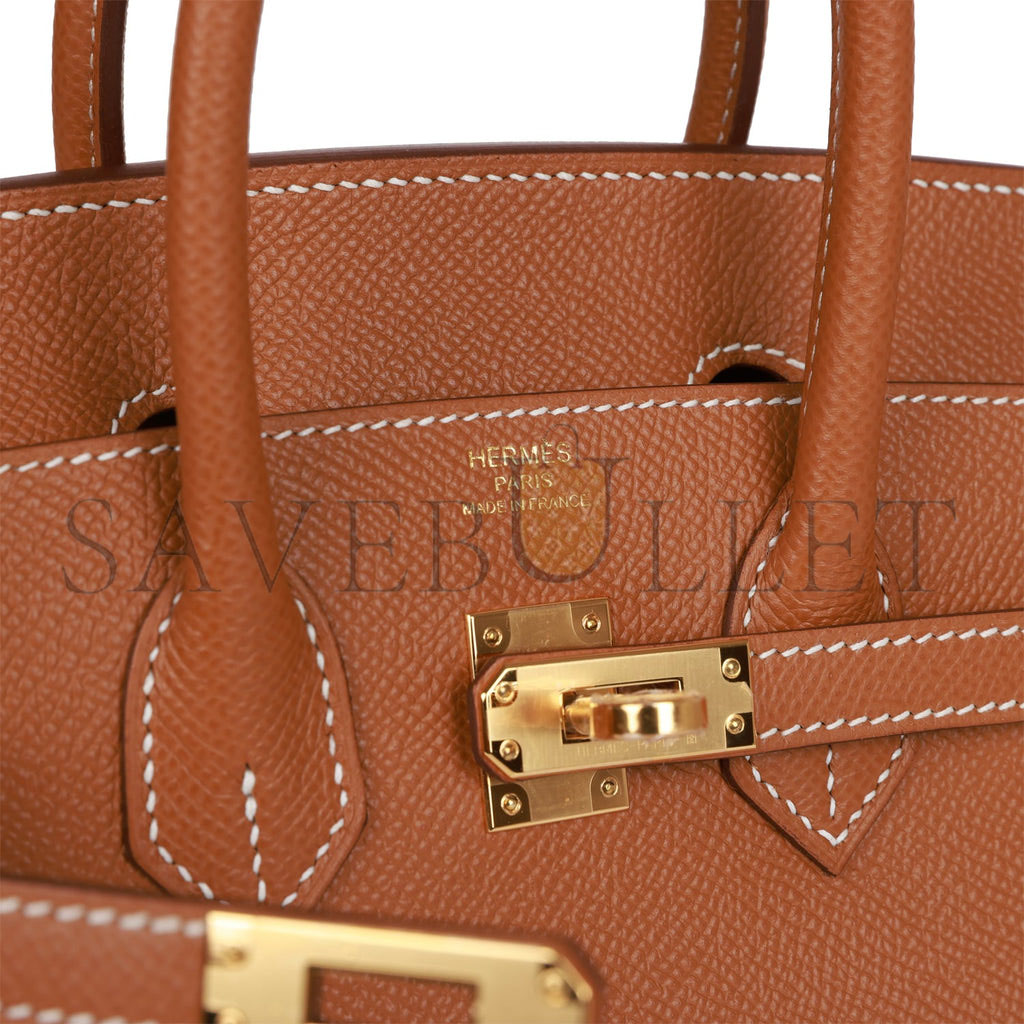 H**mes birkin sellier 25 gold epsom gold hardware handmade (25cm)