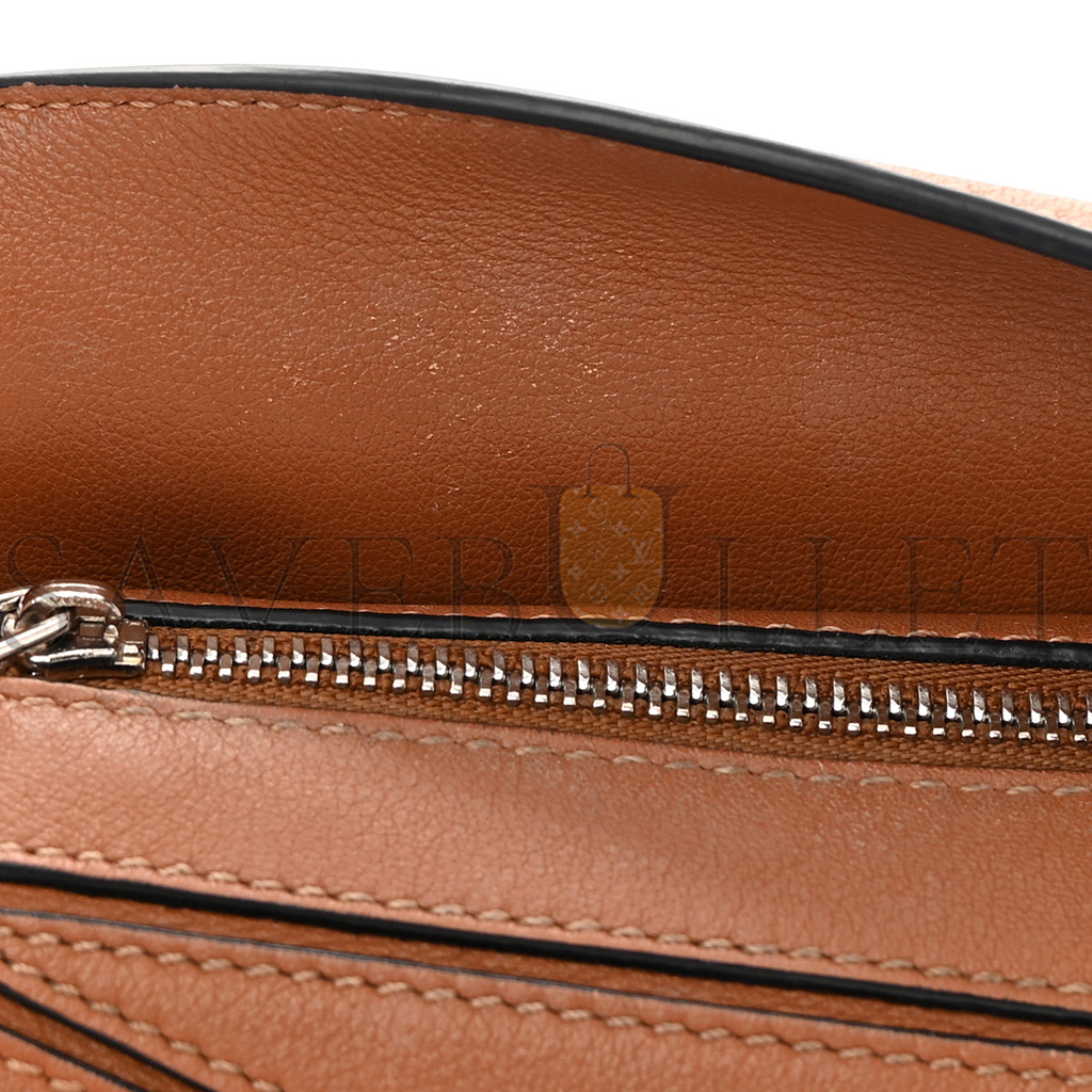 l*ew* calfskin mini puzzle bag tan (18*12.5*8cm)