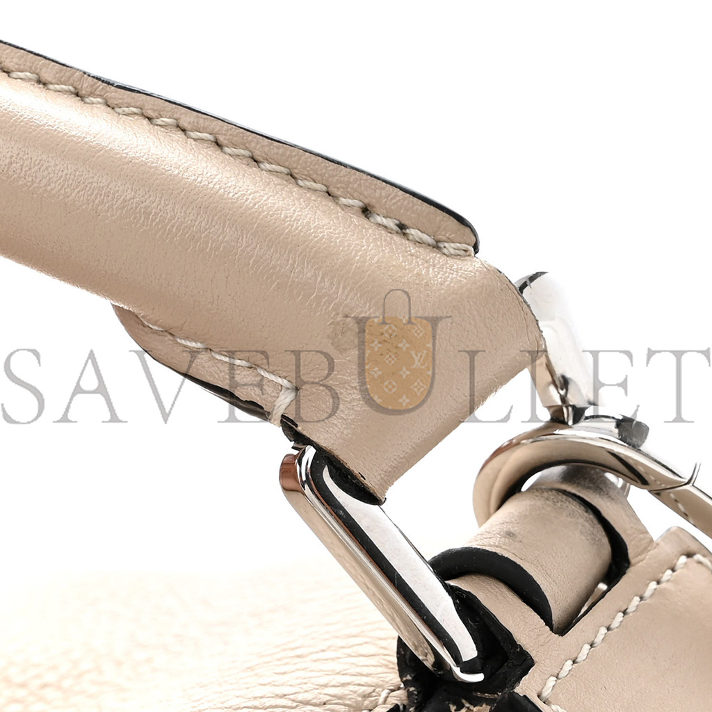 l*ew* grained calfskin small puzzle bag sand (24*16.5*10.5cm)