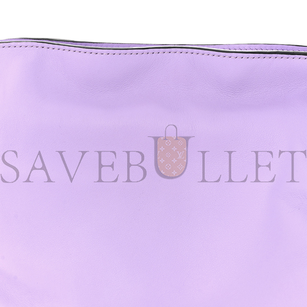 l*ew* calfskin mini flamenco knot bag light mauve (23*18*7cm)