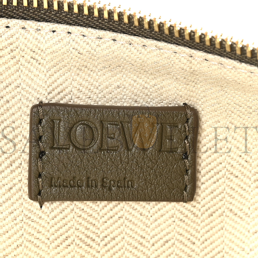 l*ew* calfskin mini hammock hobo vintage khaki (17*17*10cm)