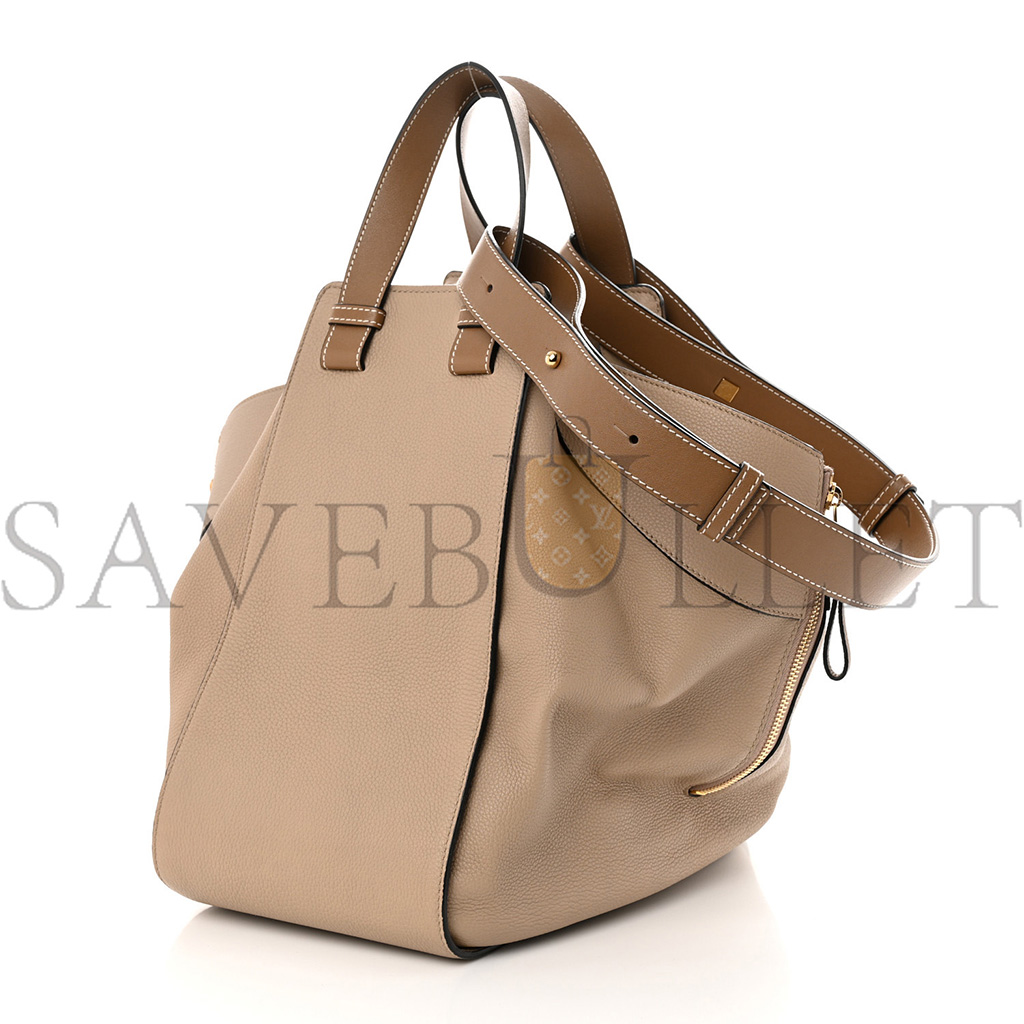 l*ew* calfskin medium hammock shoulder bag sand mink (32*30*17cm)