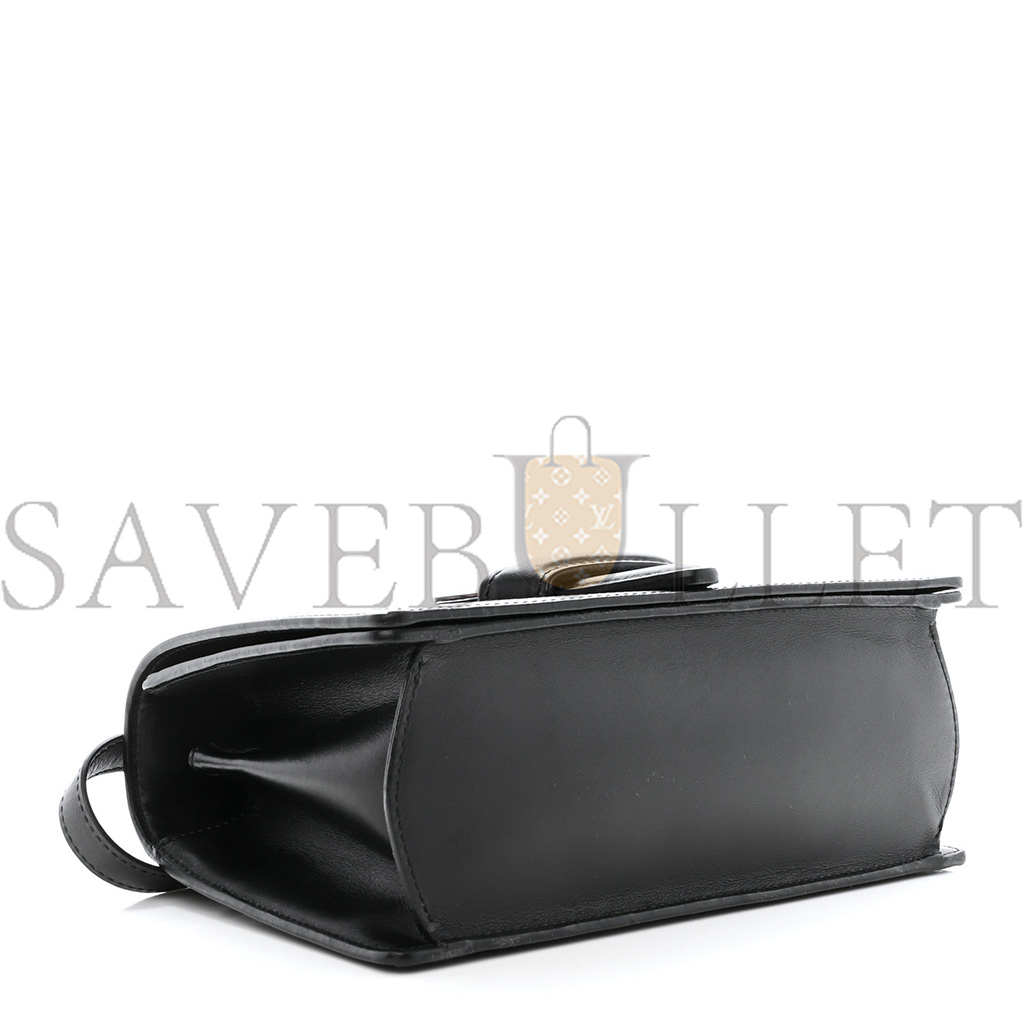 l*ew* calfskin stars medium barcelona shoulder bag black (23*15*10cm)