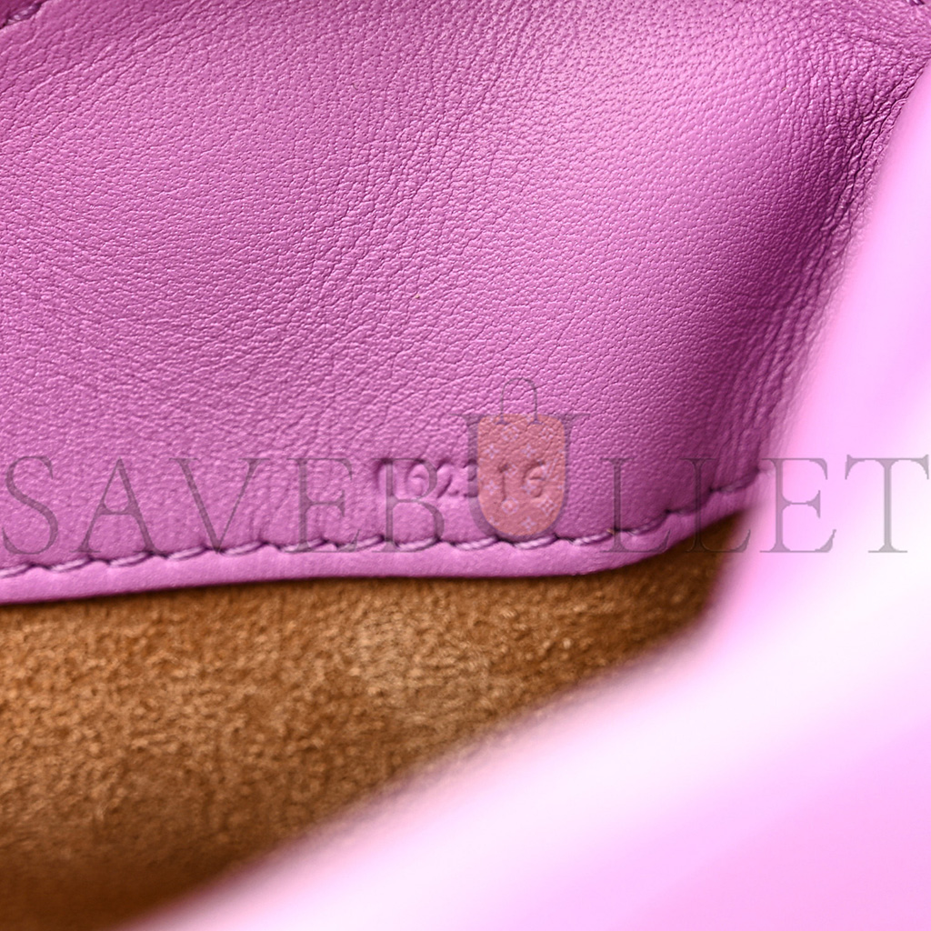 l*ew* shiny nappa calfskin paseo satchel rockrose (25*17*8cm)