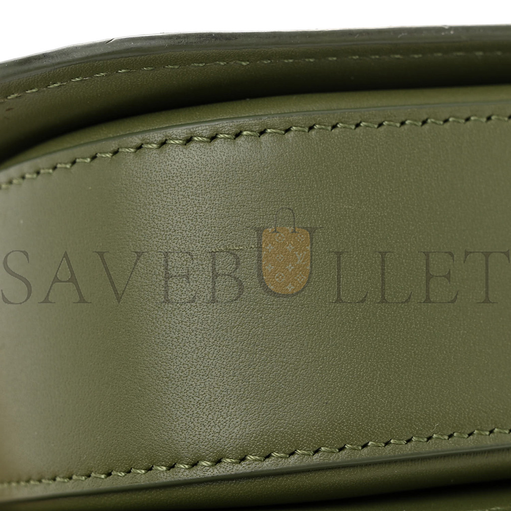 l*ew* silk calfskin goya bag avocado (22*15*7cm)