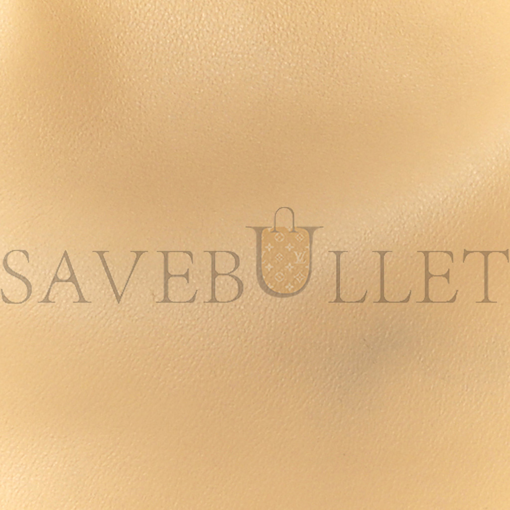 l*ew* calfskin mini flamenco knot clutch dark butter (23*18*7cm)