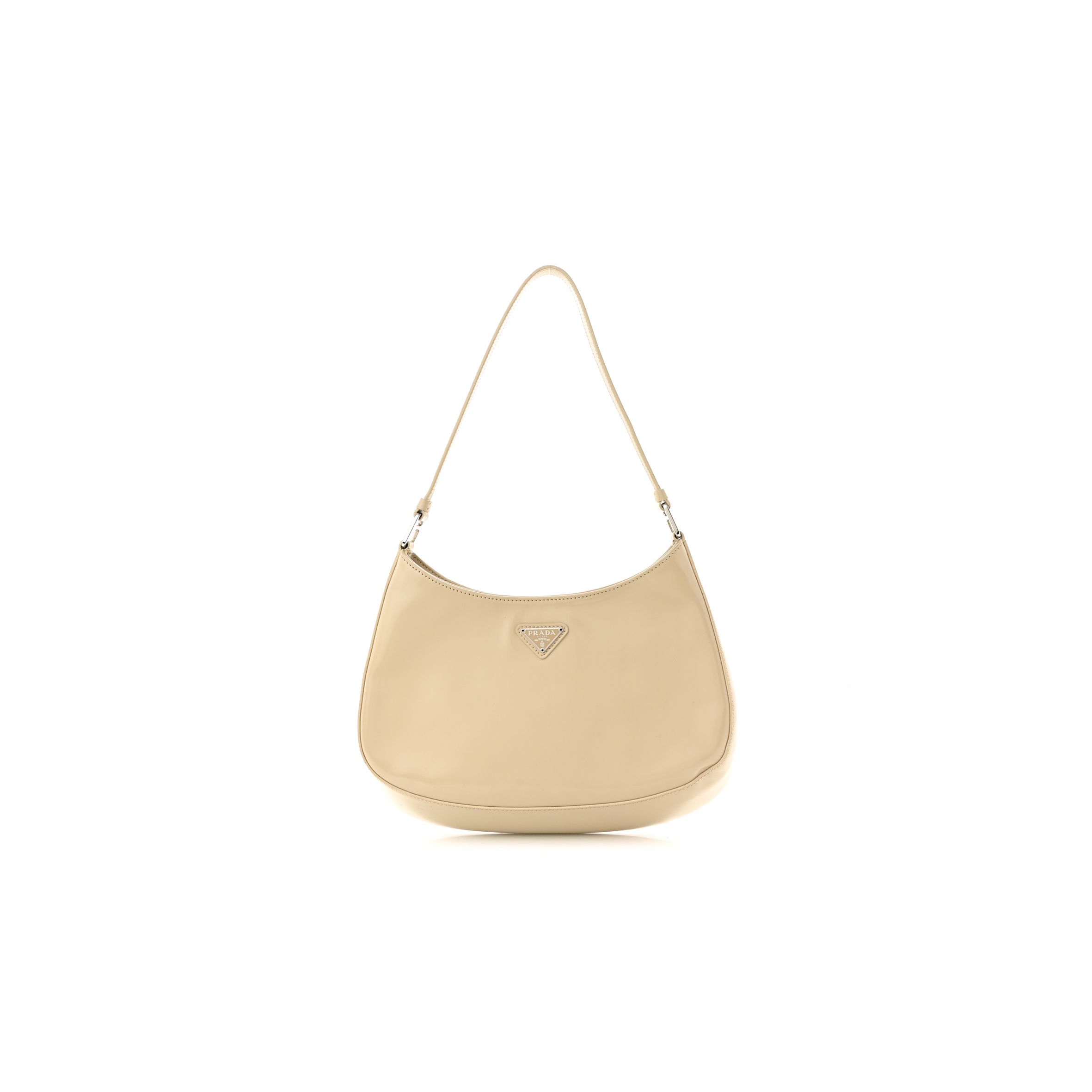 Pra*a spazzolato cleo shoulder bag deserto (27*23*5cm)