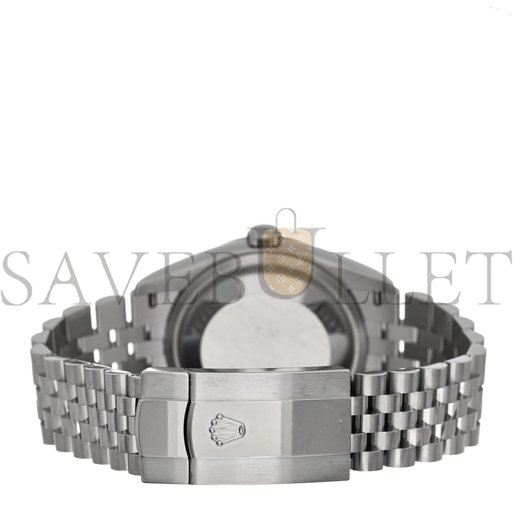 R*l*x stainless steel 36mm oyster perpetual datejust watch bright black 126200