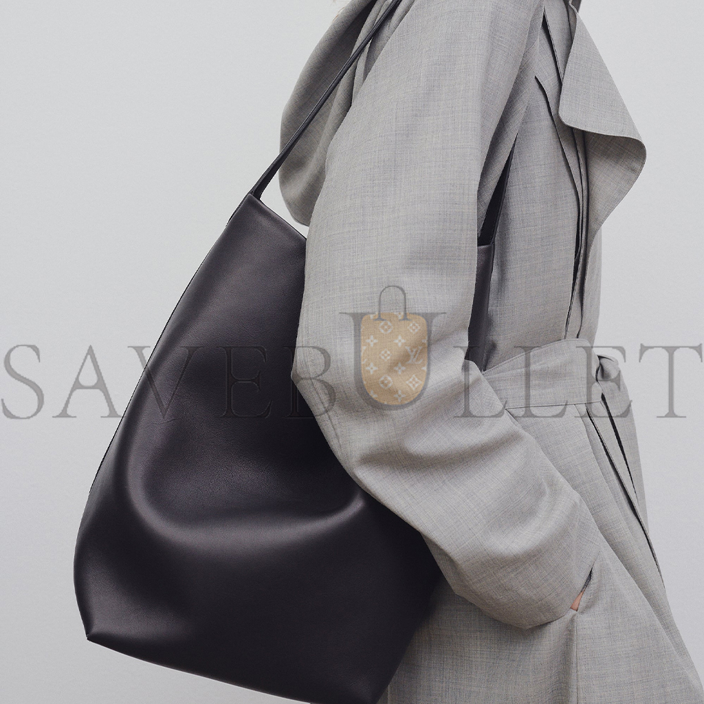T*e R*w large ns park tote bag in leather black w1273l129blpl (43*38*20cm)