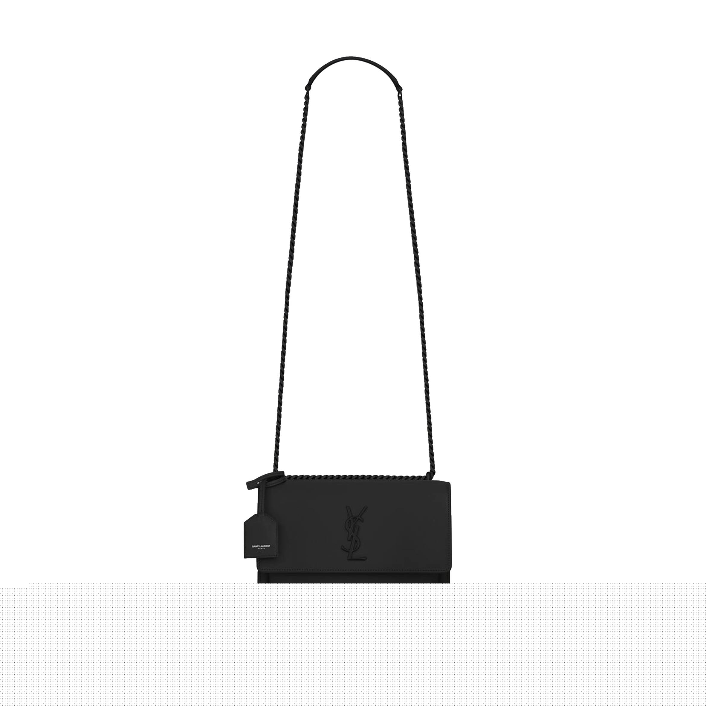 Y*L sunset medium chain bag in smooth leather 442906d420u1000 (22*16*6.5cm)