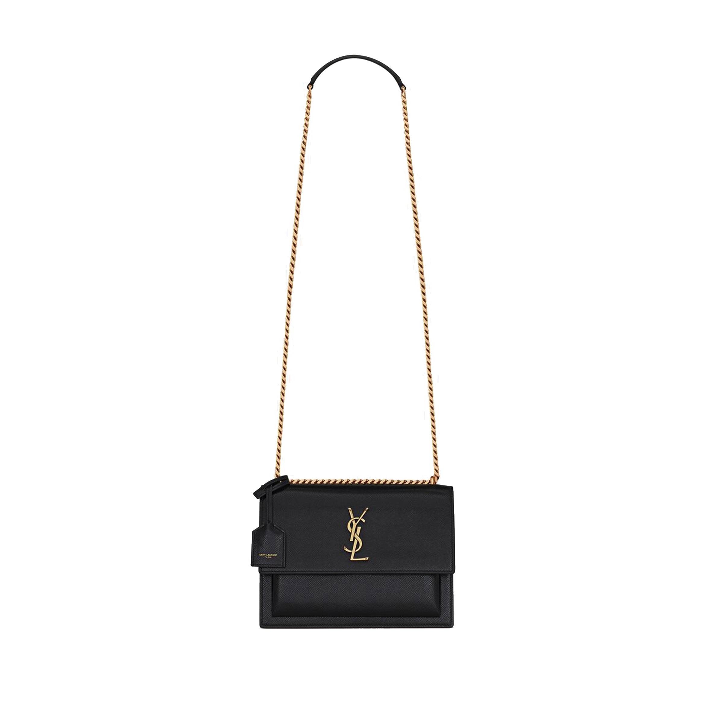 Y*L sunset medium chain bag in coated bark leather 442906h3z0w1000 (22*16*6.5cm)