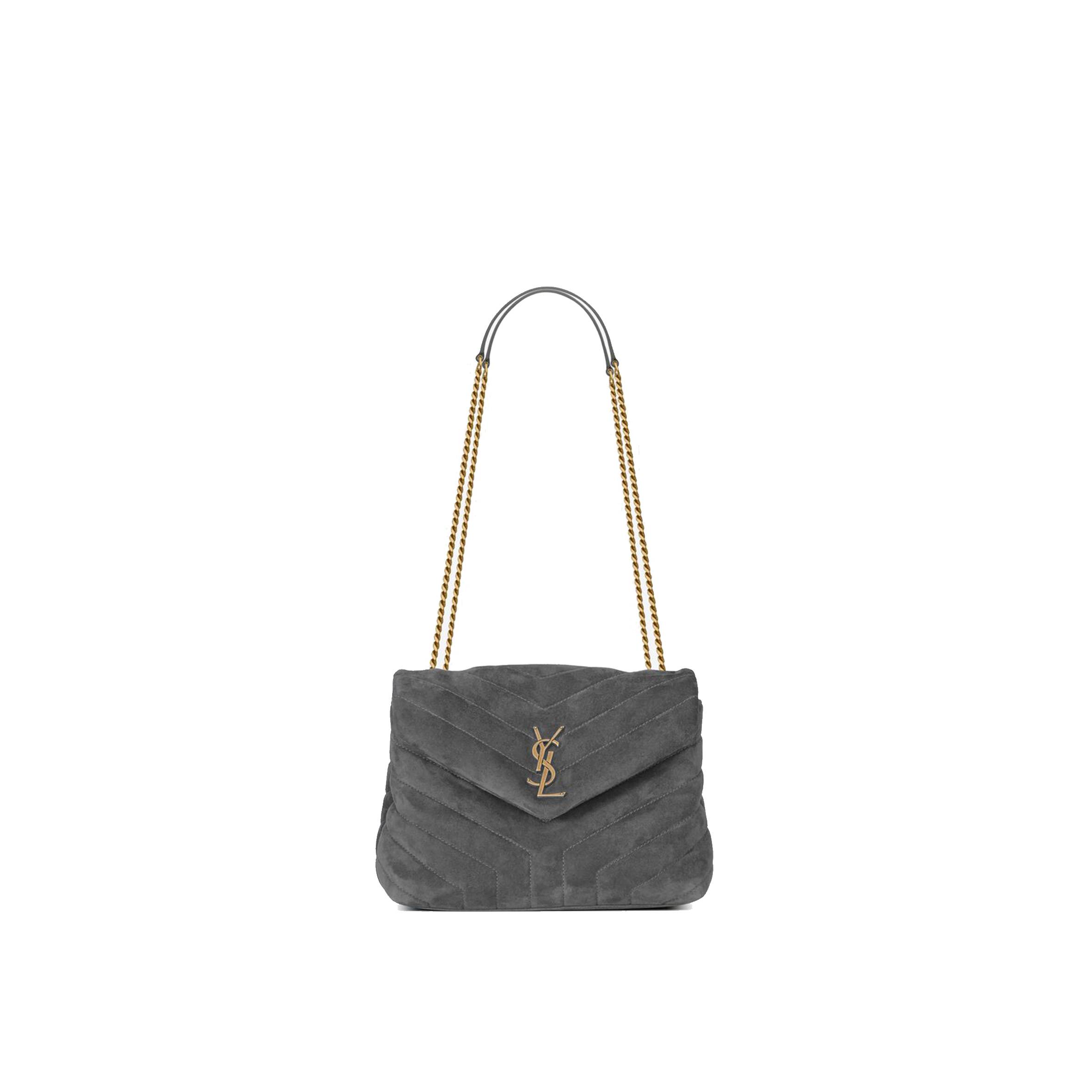 Y*L loulou small chain bag in quilted suede 4946991u8671112 (23*17*9cm)