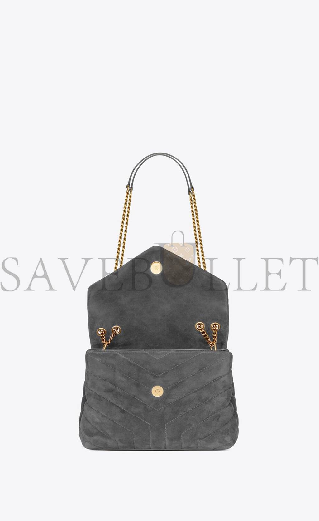 Y*L loulou small chain bag in quilted suede 4946991u8671112 (23*17*9cm)