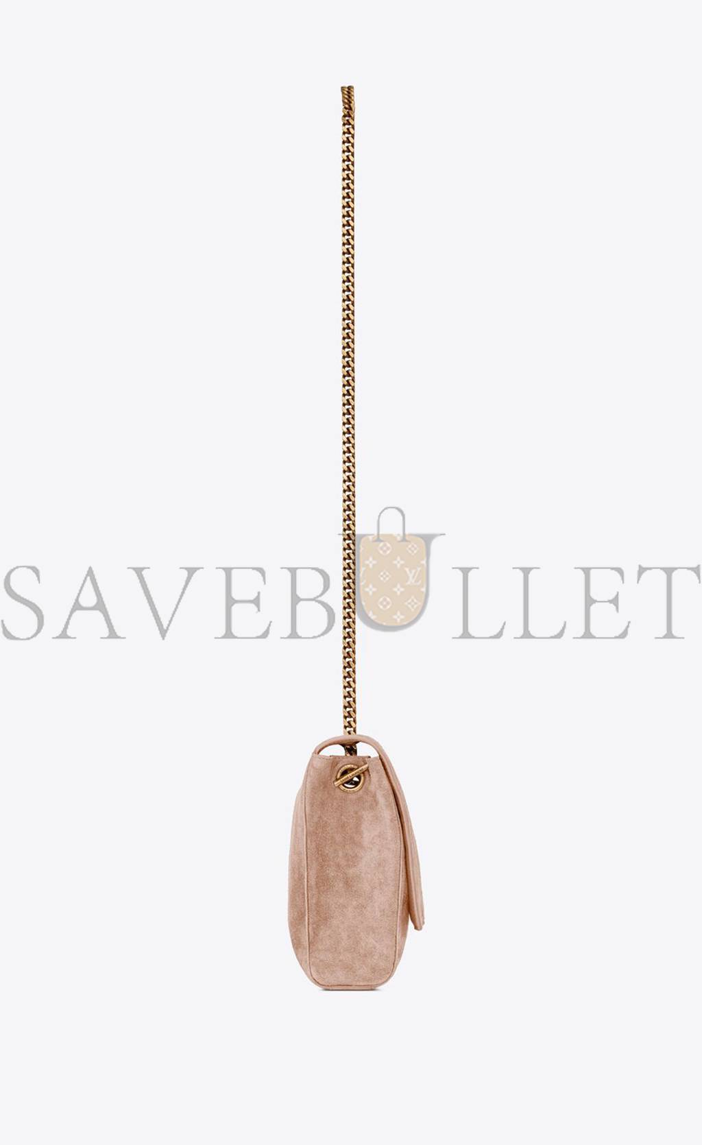 y*l kate medium S*pplereversible chain bag in shiny leather and suede 5538040ud7w2738 (28.5*20*6cm)