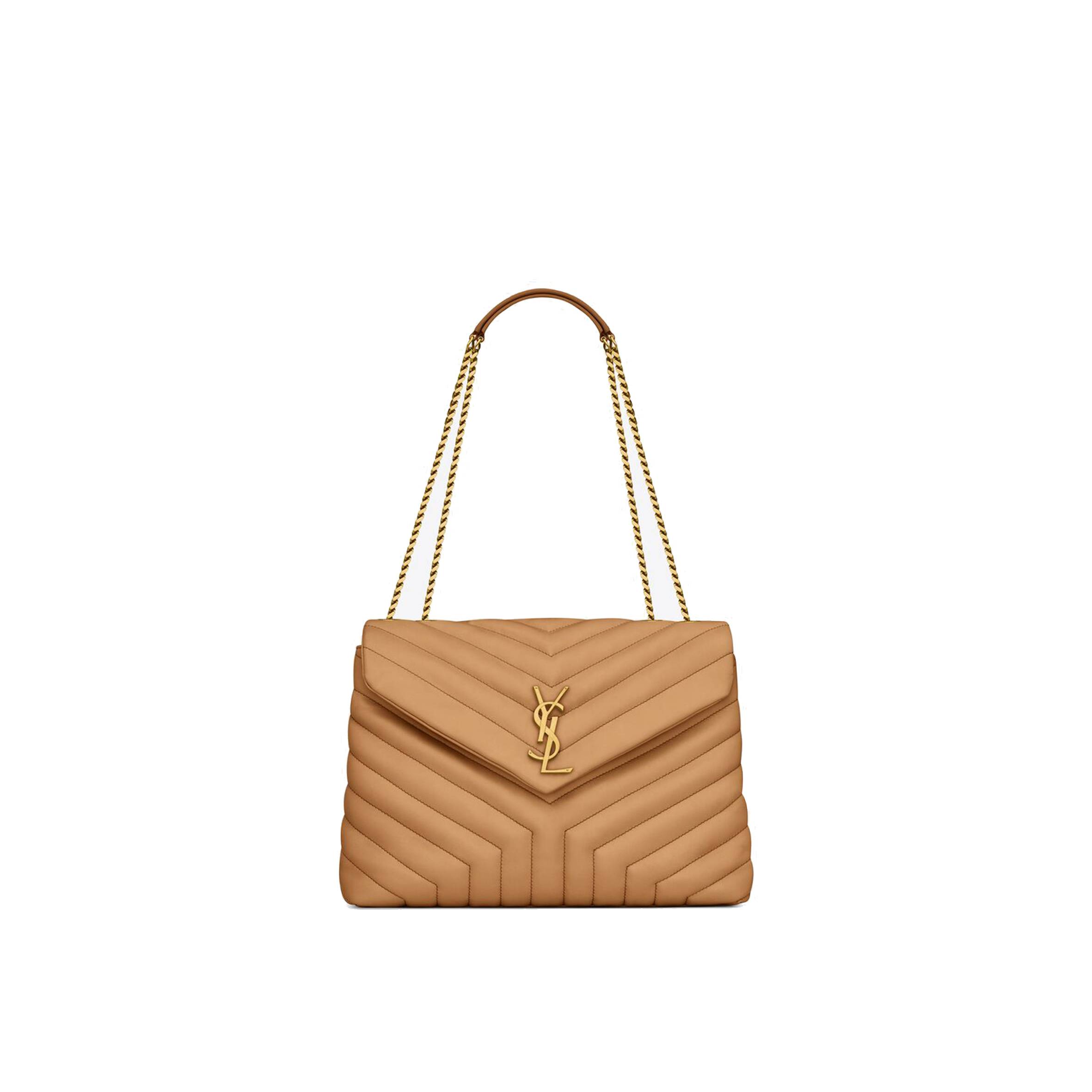 Y*L loulou medium chain bag in quilted leather 574946dv7272357 (32*22*12cm)